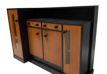 Oak Modernist Art Deco Sideboard or Credenza by Cor Alons, 1927